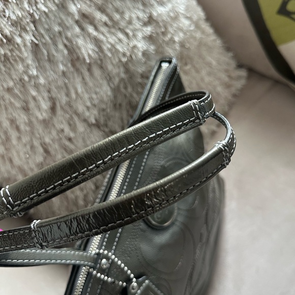 Coach Olive Leather Tote Bag - Picture 3 of 14